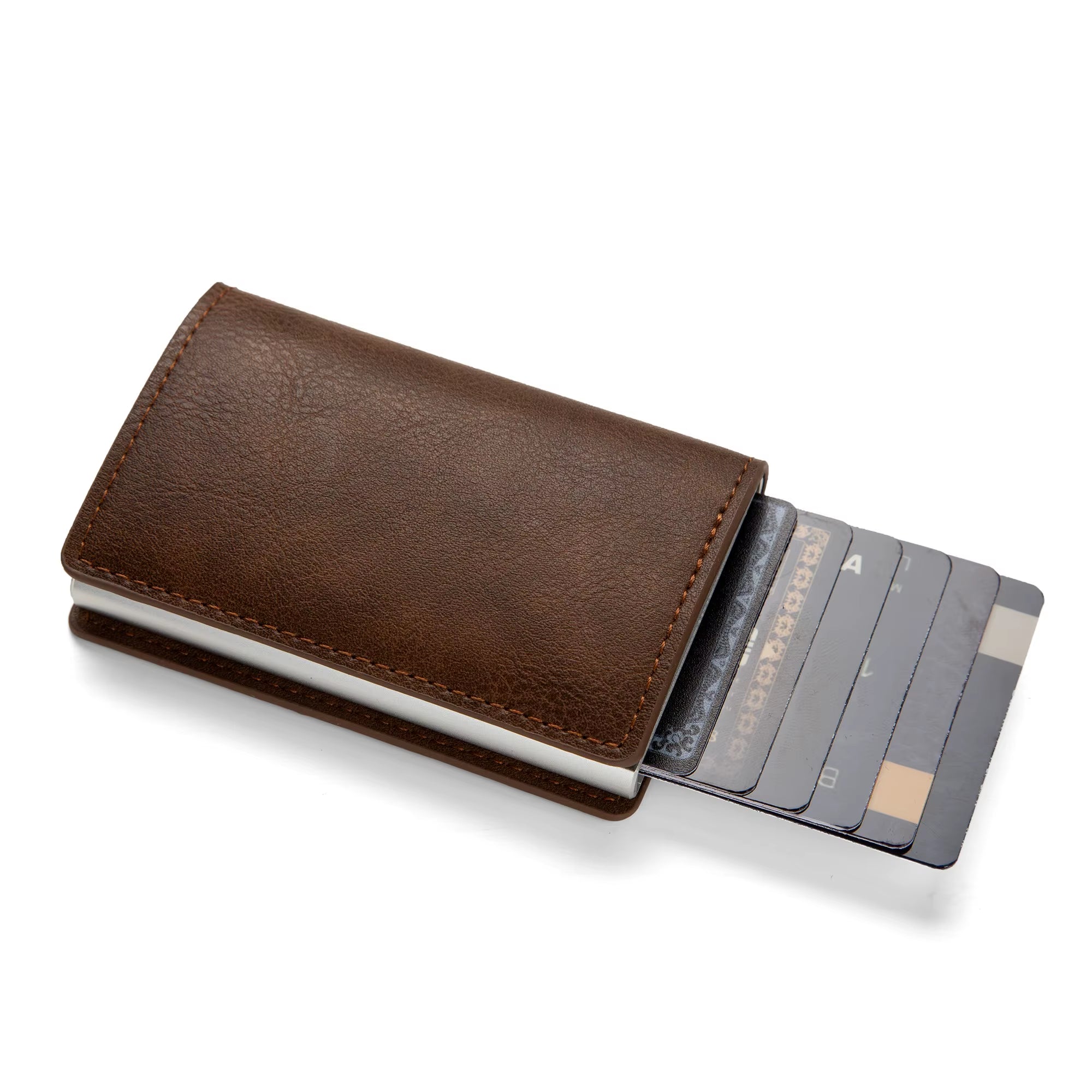 Anti-Theft RFID Credit Card Holder Minimalist Wallet Pocket Slim Card Holder Card Holder Pu Leather for Men and Women