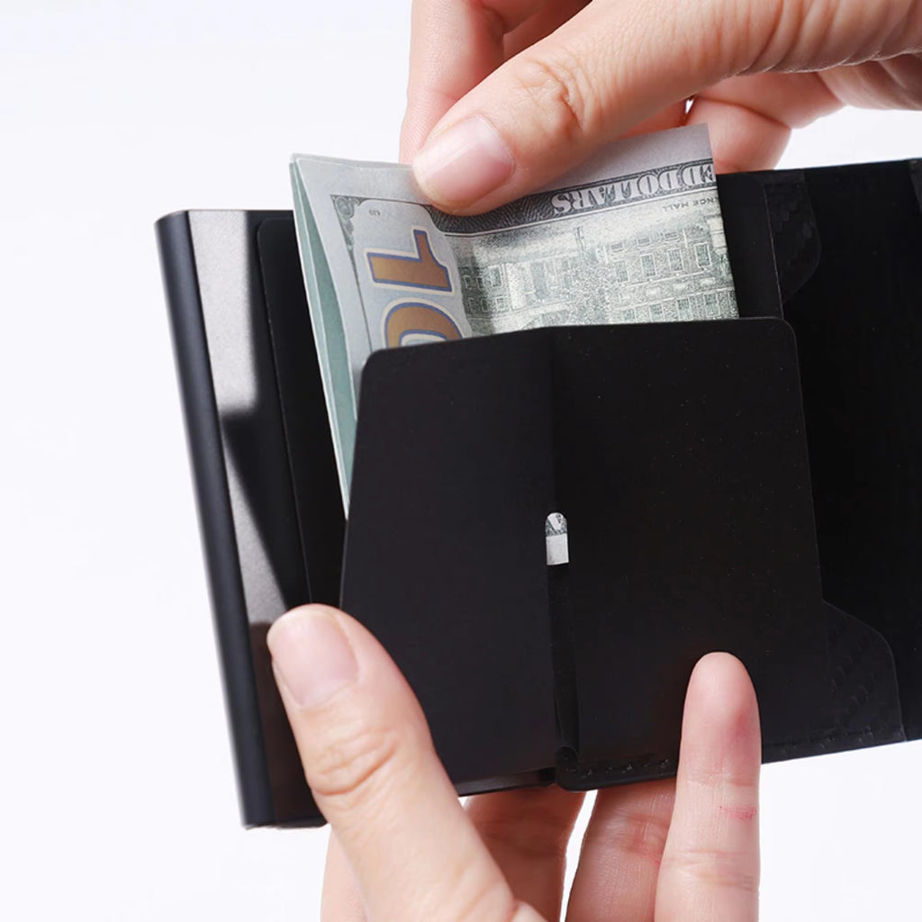 Anti-Theft RFID Credit Card Holder Minimalist Wallet Pocket Slim Card Holder Card Holder Pu Leather for Men and Women