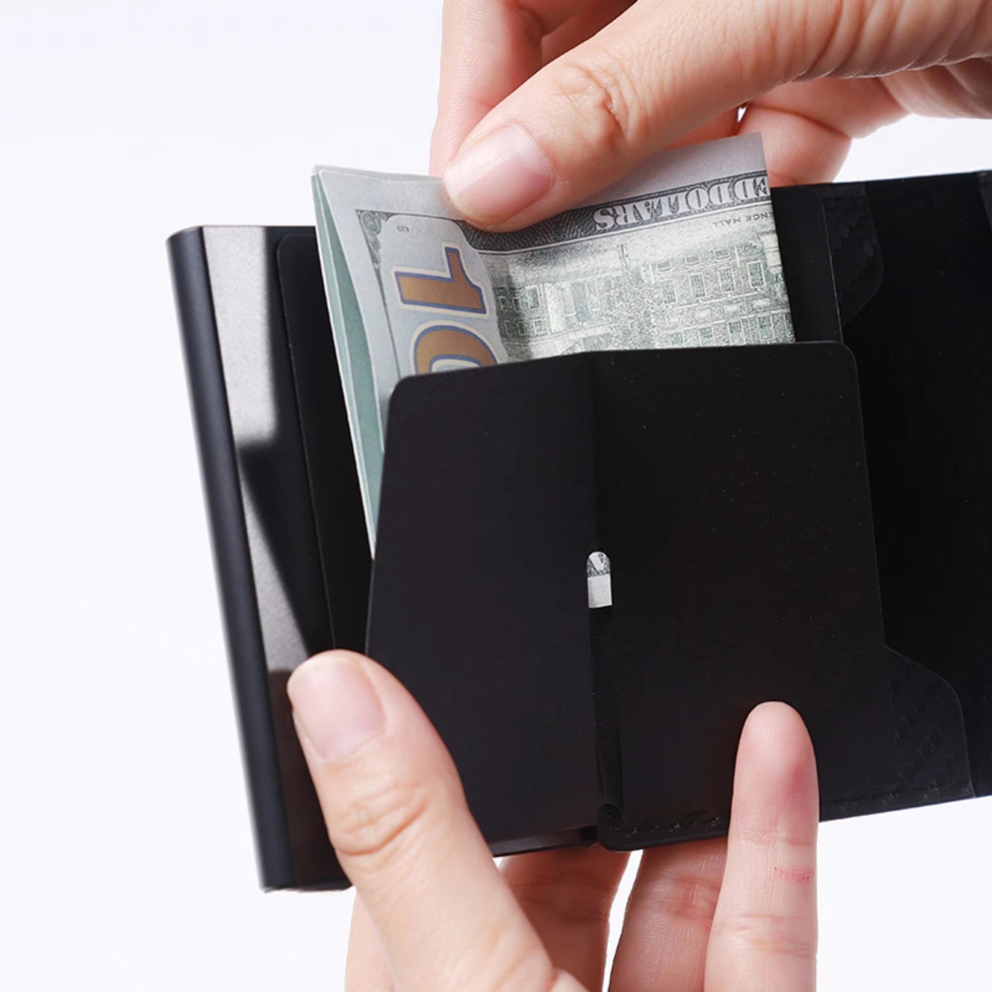 Anti-Theft RFID Credit Card Holder Minimalist Wallet Pocket Slim Card Holder Card Holder Pu Leather for Men and Women