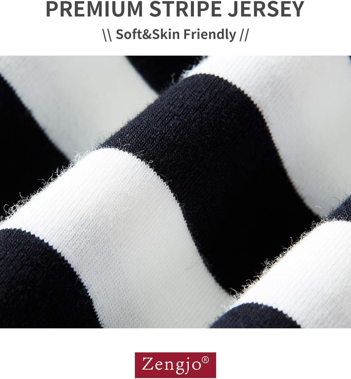 Men'S Casual Cotton Spandex Striped Crewneck Long-Sleeve T-Shirt Basic Pullover Stripe Tee Shirt