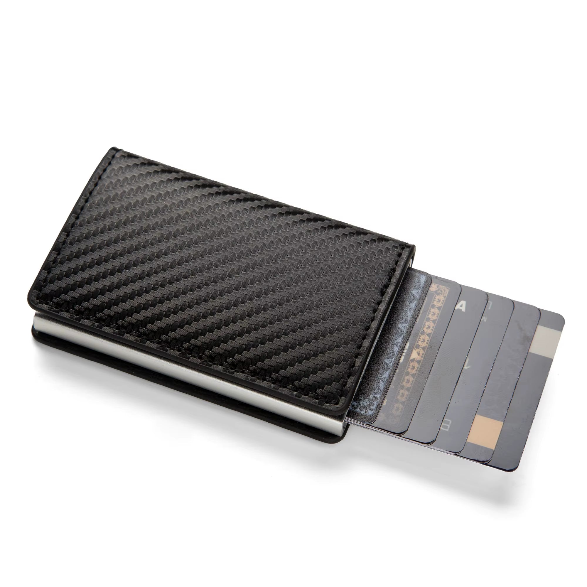 Anti-Theft RFID Credit Card Holder Minimalist Wallet Pocket Slim Card Holder Card Holder Pu Leather for Men and Women