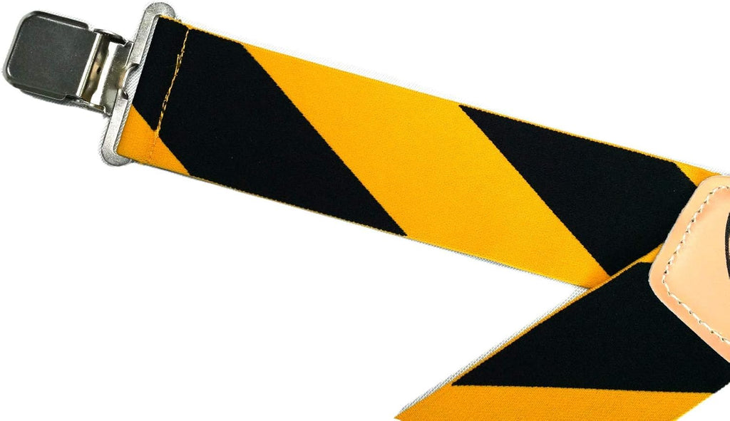 Men'S Suspenders Fully Elastic 2 Inch Wide X Back Heavy Duty Work Suspenders